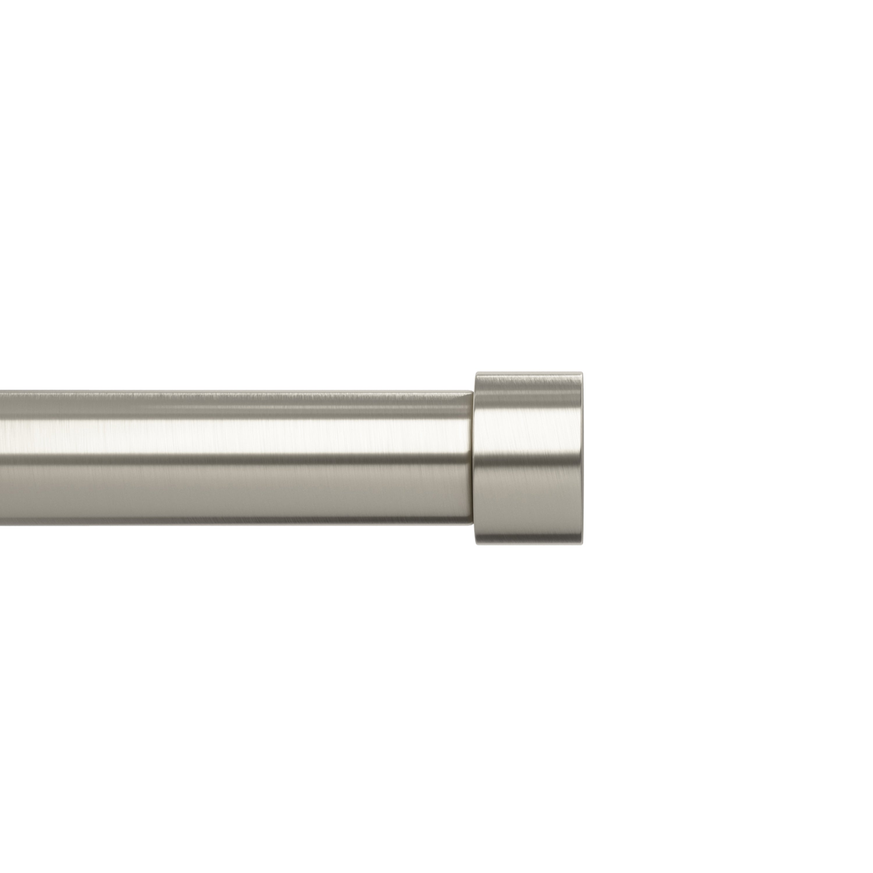 Umbra uitschuifbare enkele gordijnroede Cappa - 309 x 8 x 8 cm - Eff nikkel