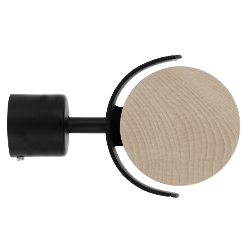 Embout de fermeture pour tringle en métal et bois Cercle Ø 28 mm MOBOIS