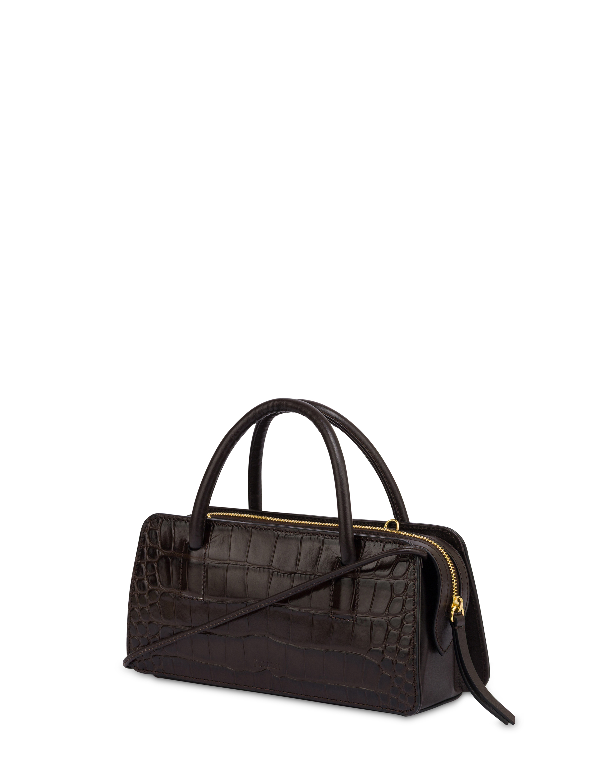 Borsa A Mano Lady Small In Stampa Cocco T.moro/t.moro