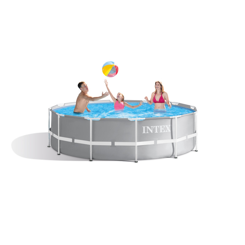 Piscine Ultra Frame tubulaire avec épurateur à cartouche Ø 3,66 x 0,99 m INTEX