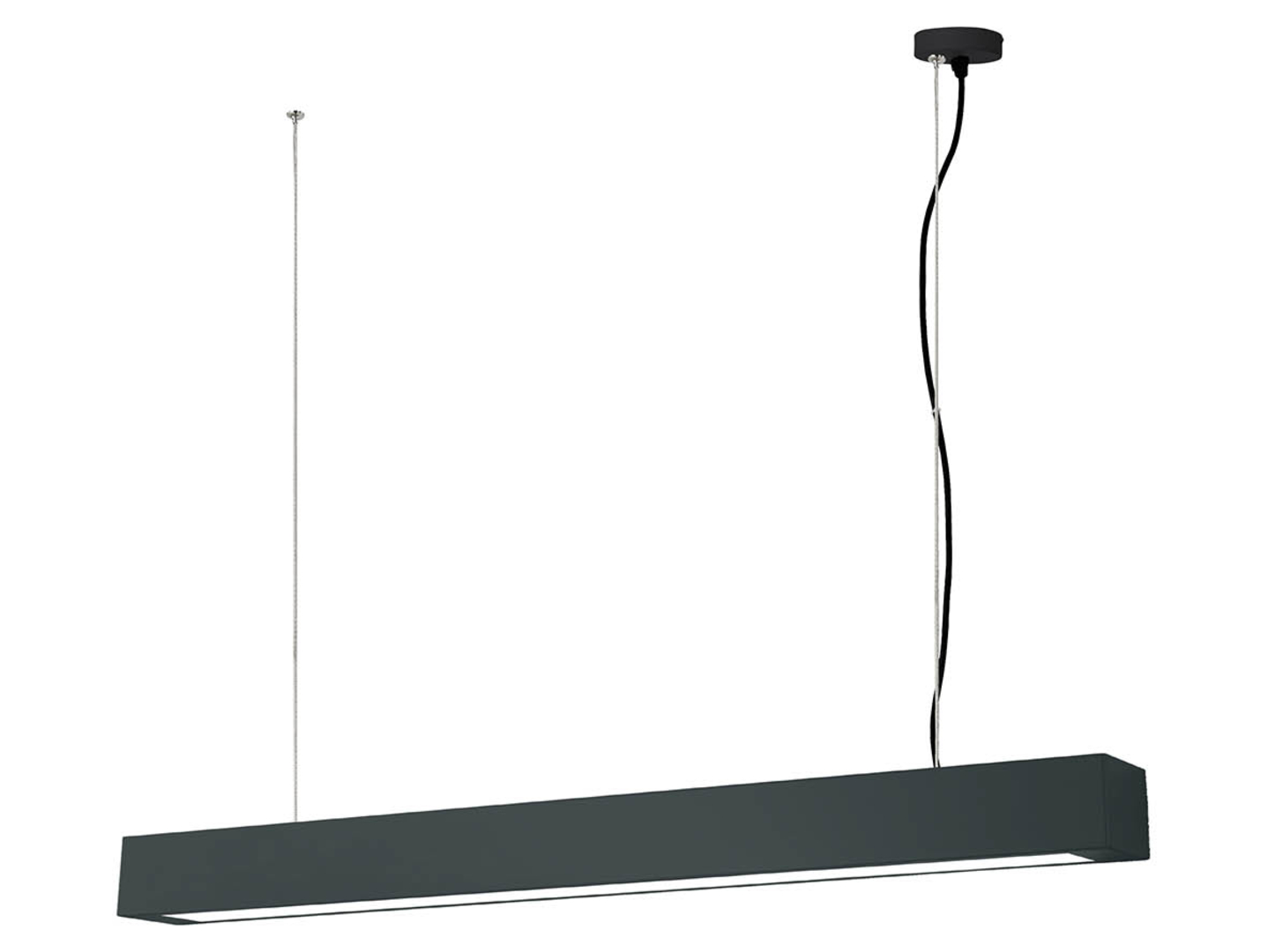 Lampa wisząca Ibros LED ze zmienną barwą światła czarna