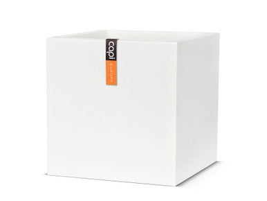 Capi Europe - Pot vierkant Terrazzo - Wit - 50x50