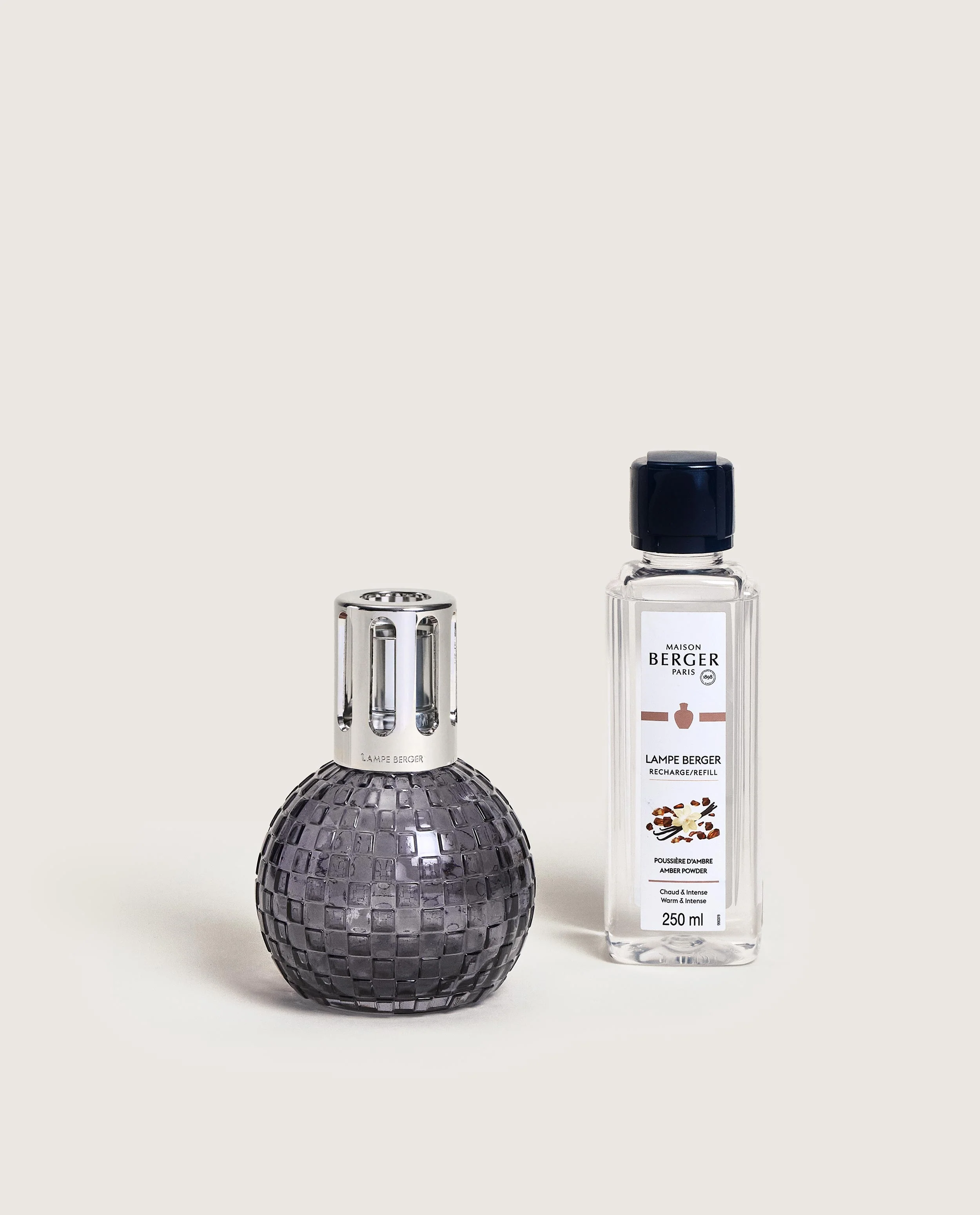 Coffret lampe Berger Disco Grise