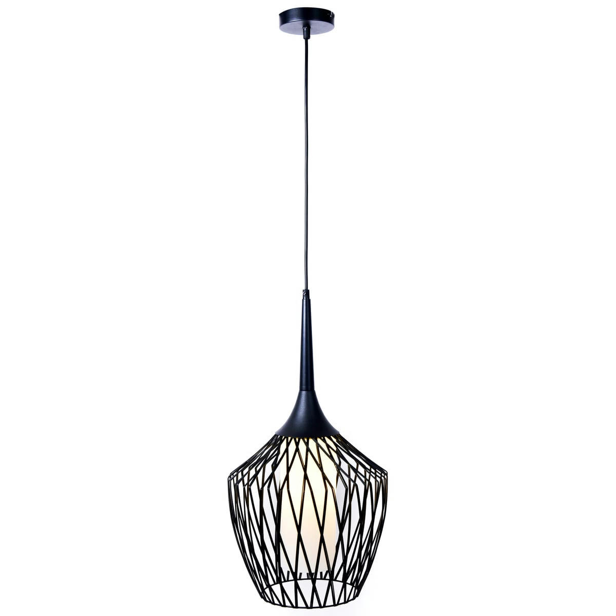 LORA - Suspension en métal noir