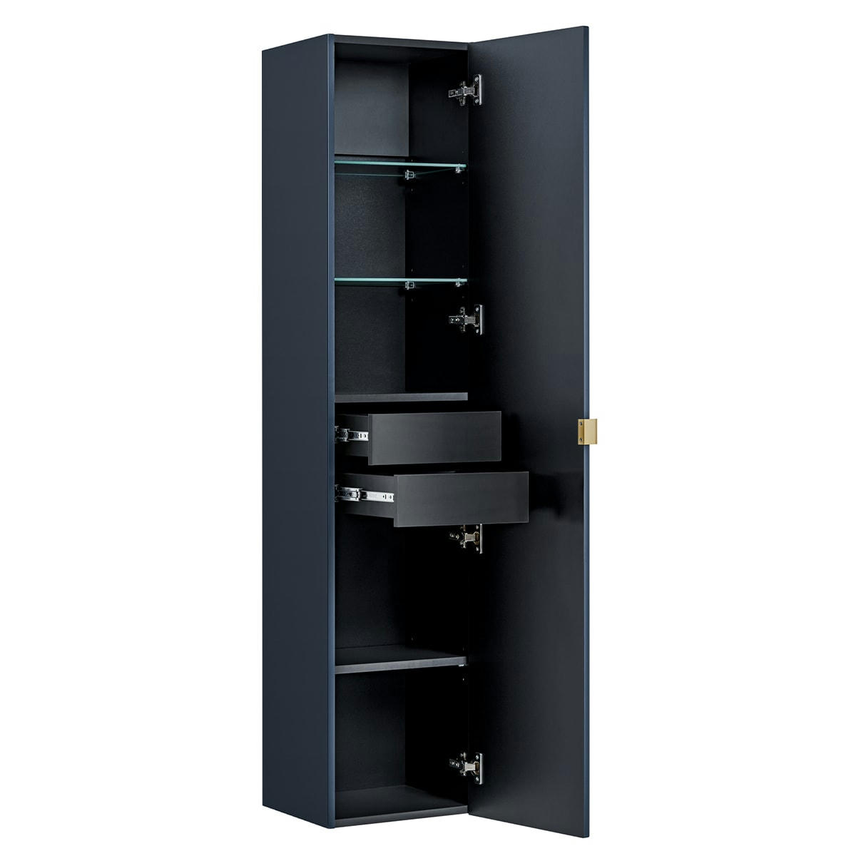 - Colonne murale 1 porte bleu