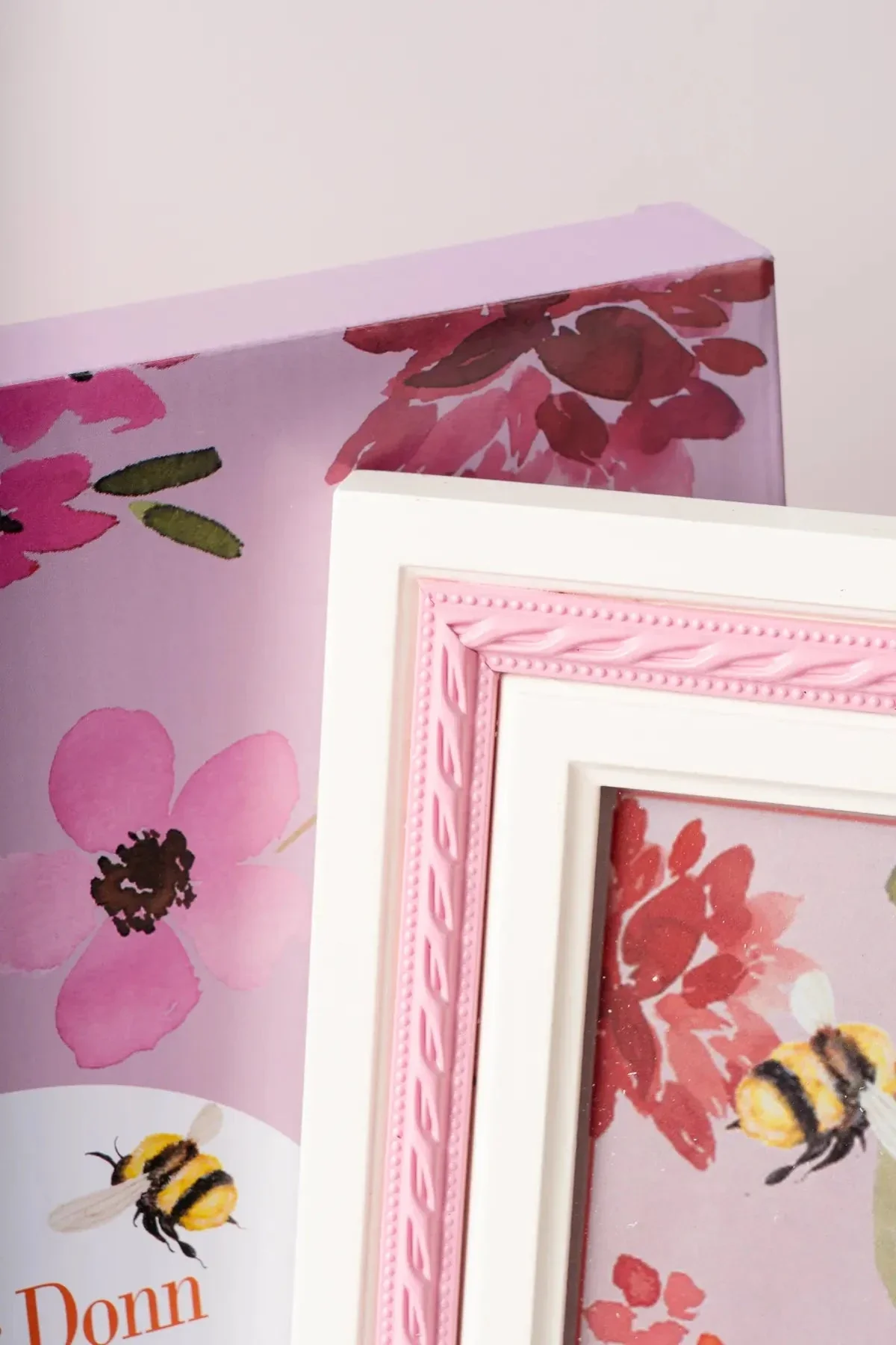 White & Pink Rope Photo Frame 8x10