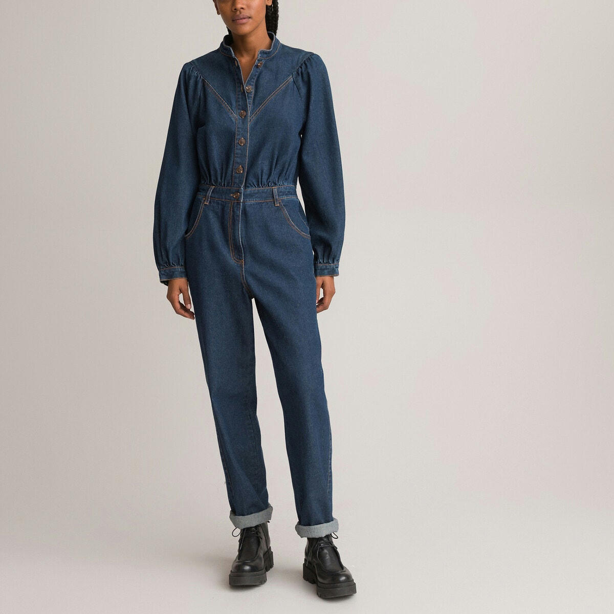 Combinaison pantalon en denim