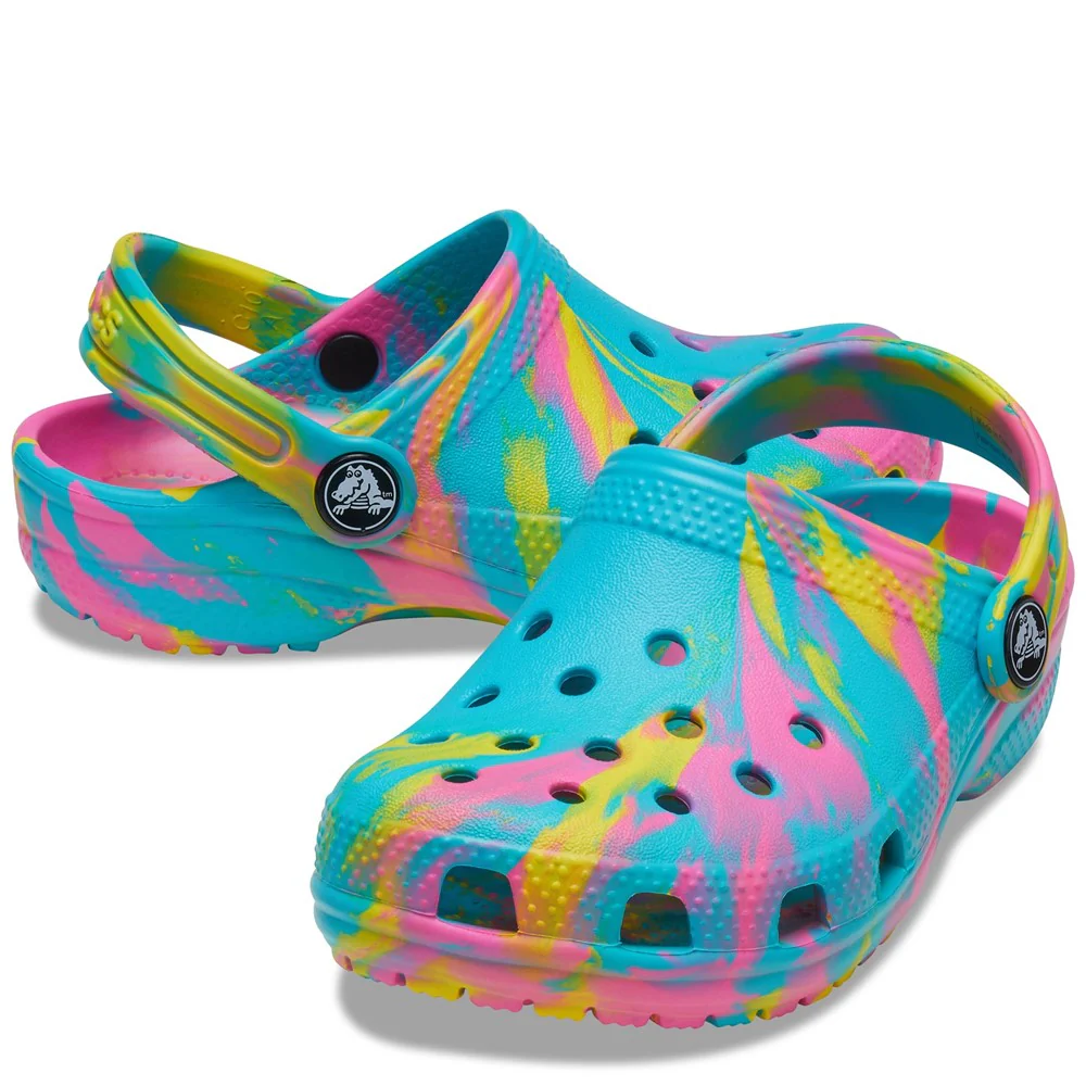 Crocs Kids Classic Marbled Clog