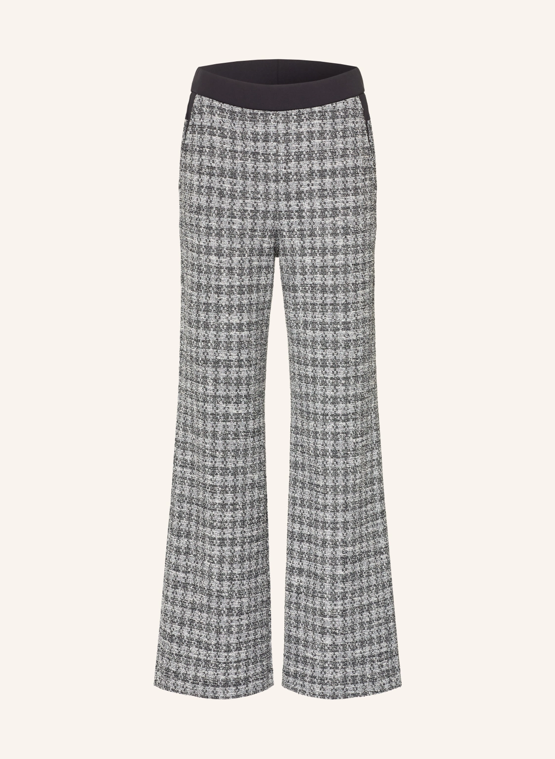 SPORTALM Marlenehose aus Bouclé mit Glitzergarn