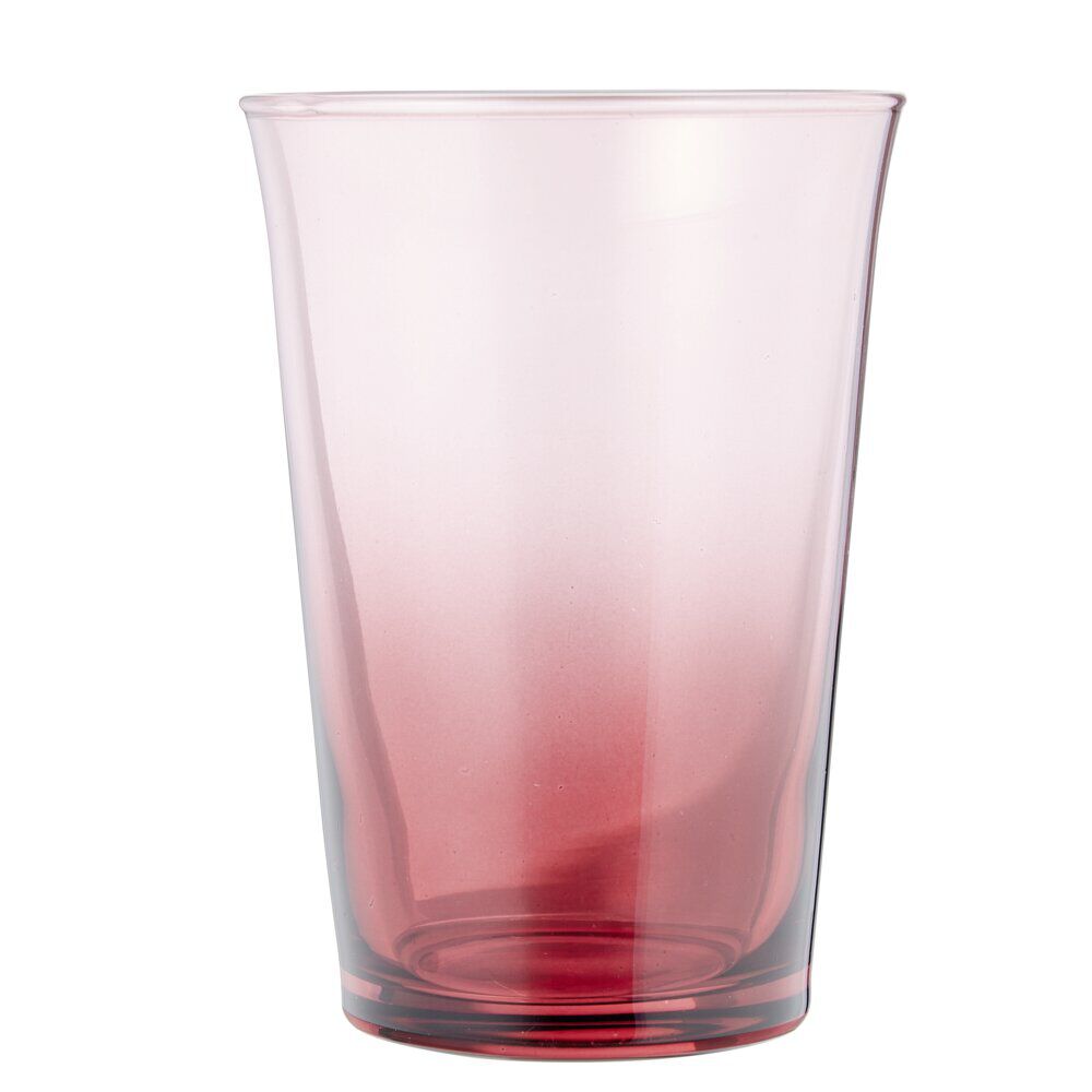Verre à eau fumé rouge 29cl x4