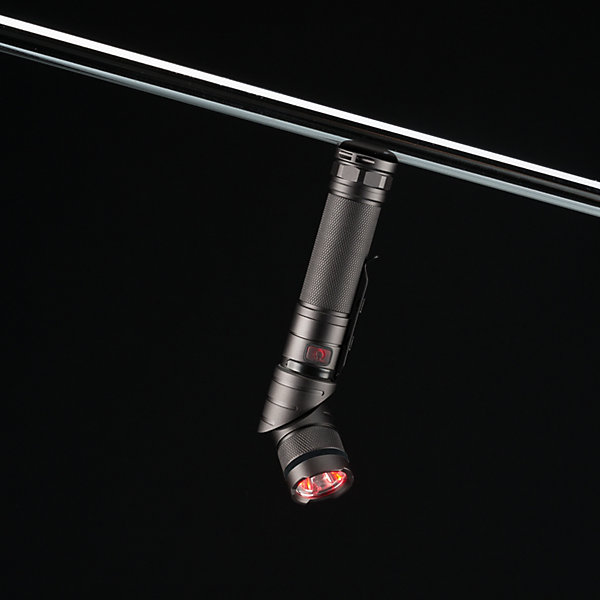 National Geographic Lampe Torche LED 800 Lumens orientable avec Lumière Rouge/Verte &Aimant Outdoor