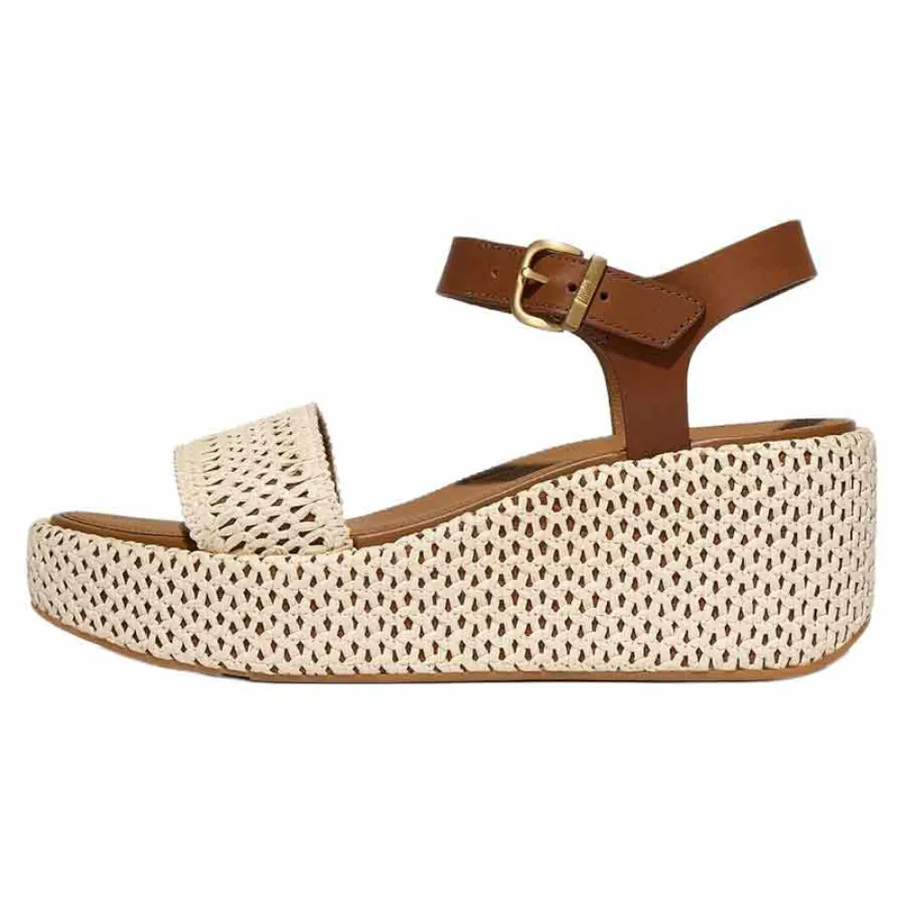 Fitflop Woven Wedge Ankle-Strap platform sandals