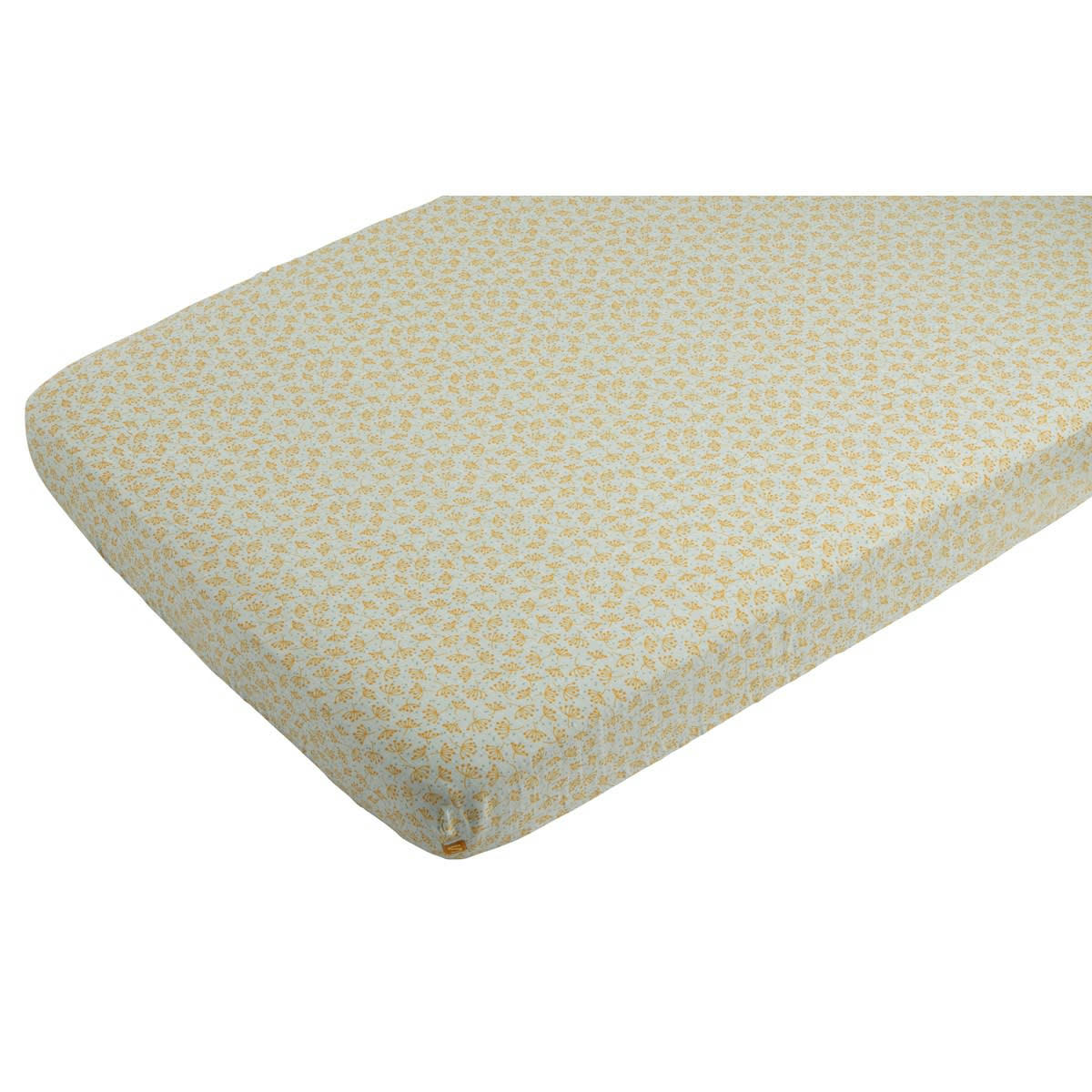 PROMENONS NOUS - Draps housse 130x65 cm en coton blanc