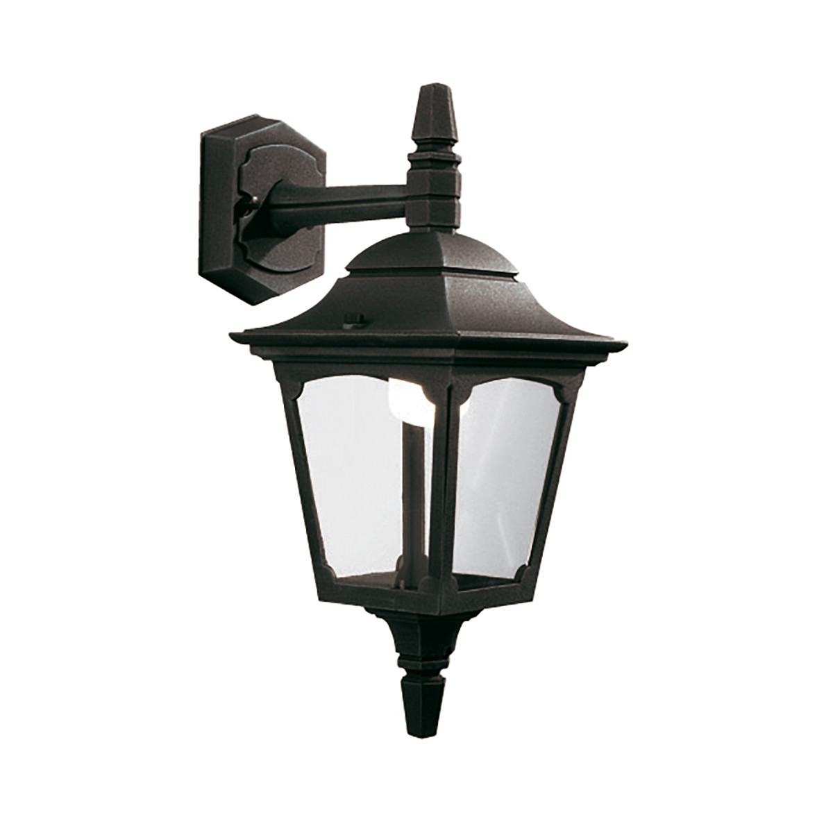Kinkiet zewnętrznyczarny Chapel Mini 1xE27x60W IP44 Elstead