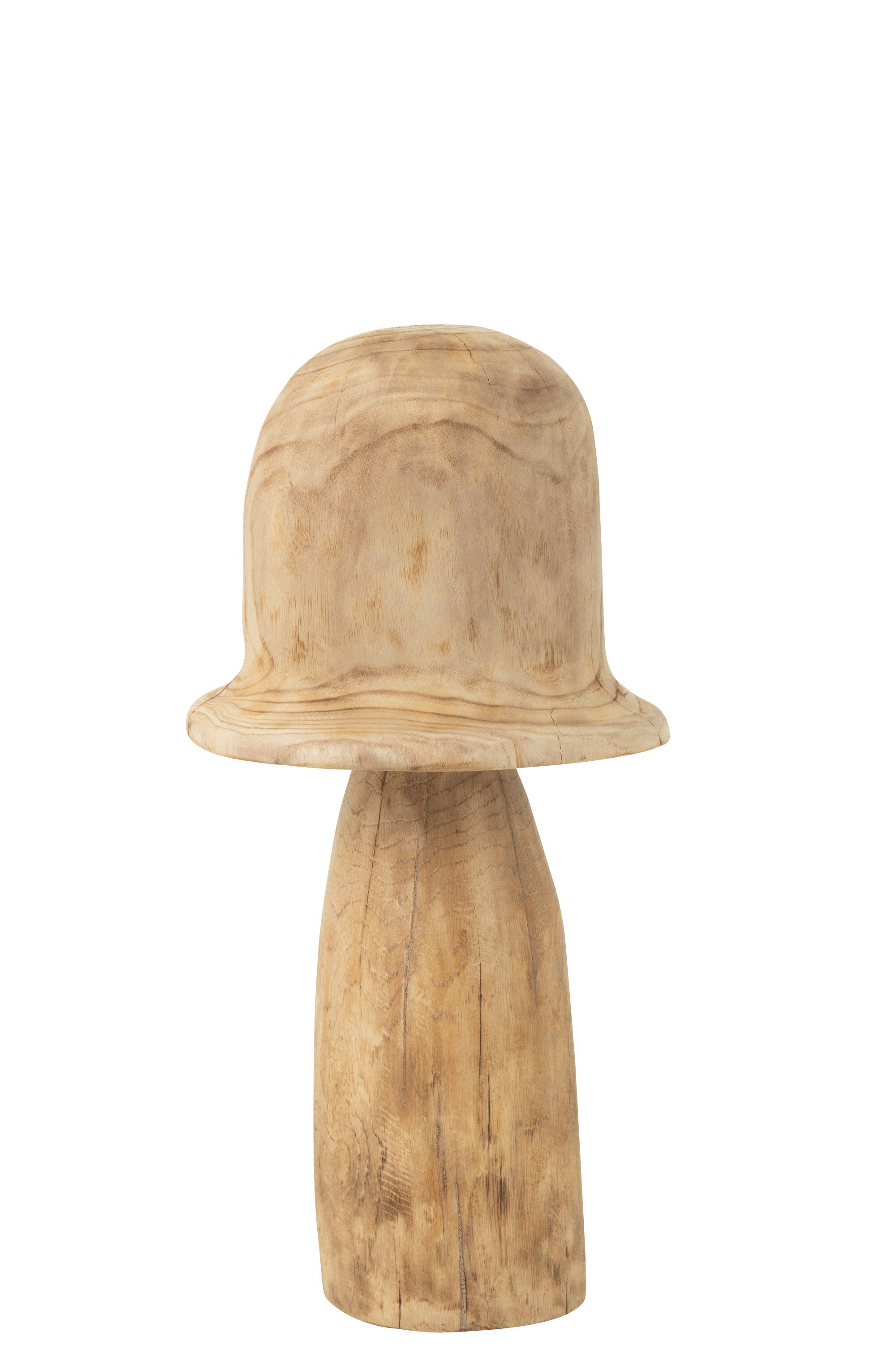 J-Line decoratie Paddenstoel Stolp - hout - naturel - large