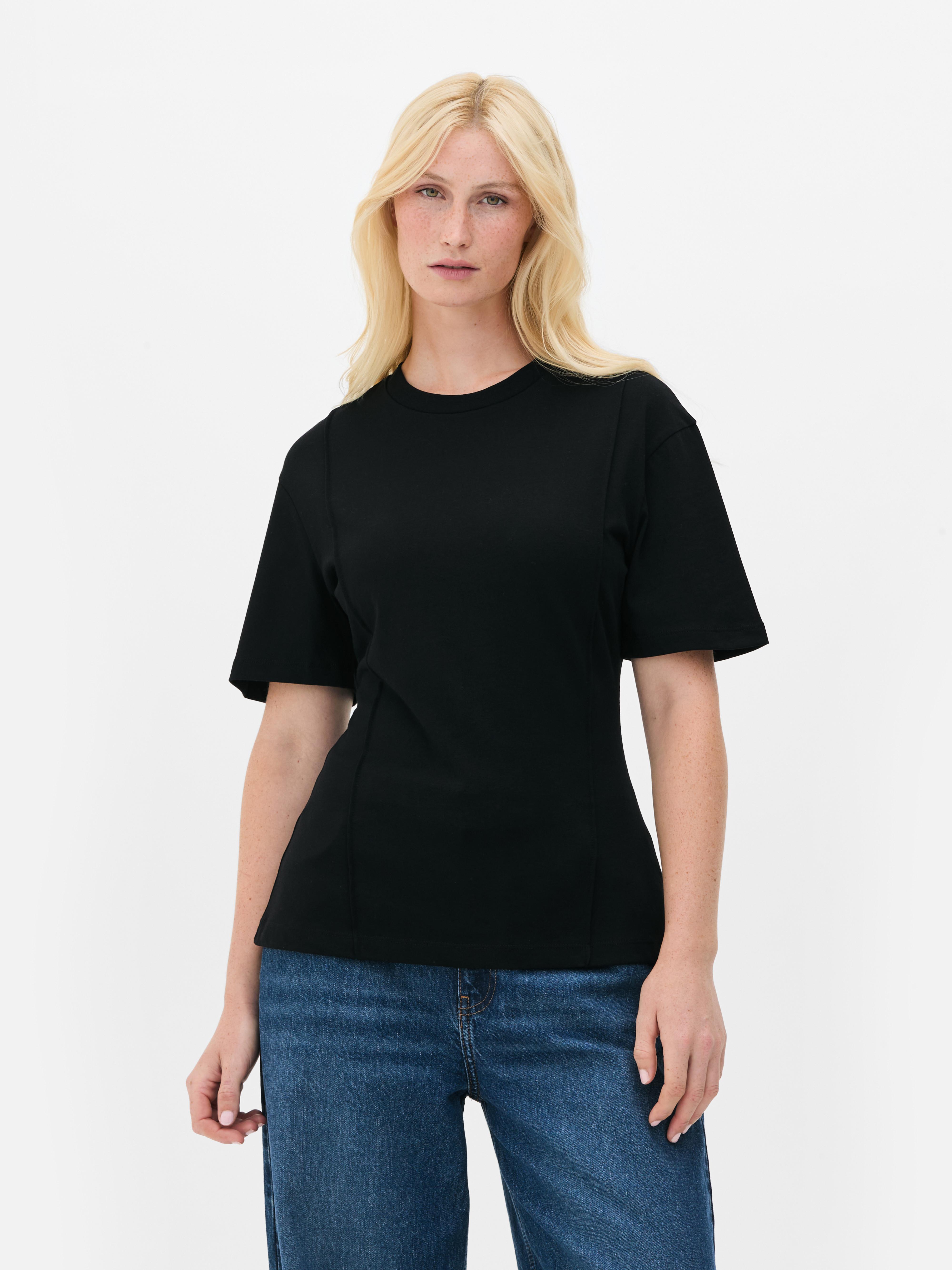 Structured Seam Detail Tee