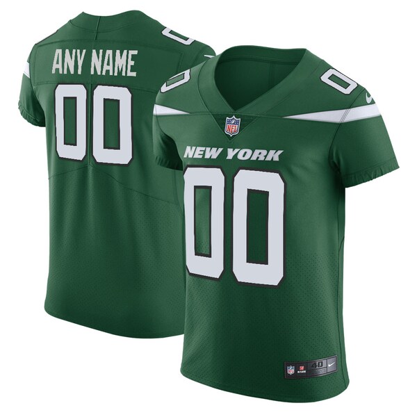 New York Jets Nike Vapor Untouchable Elite Custom Jersey - Gotham Green