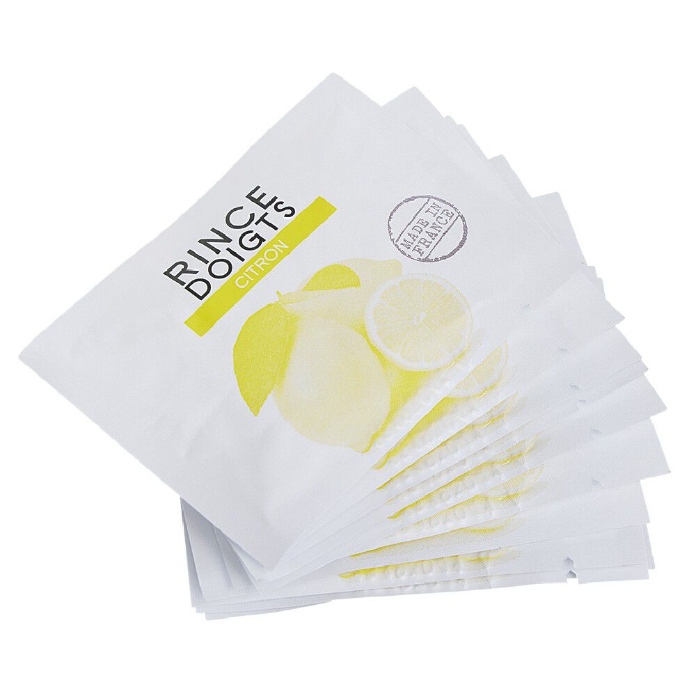 Rince doigts parfum citron x10