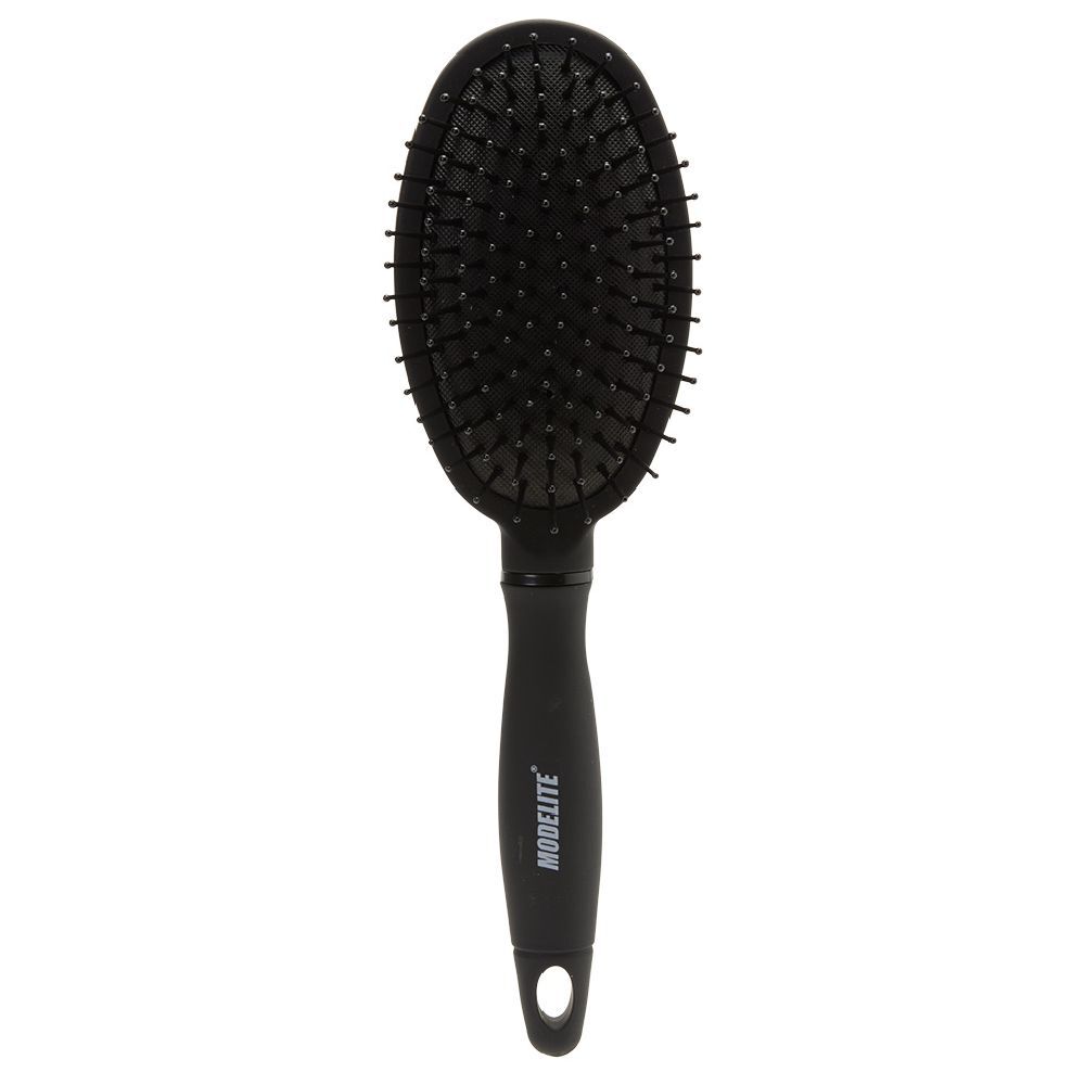 Brosse pneumatique ovale picots perlés pvc noir
