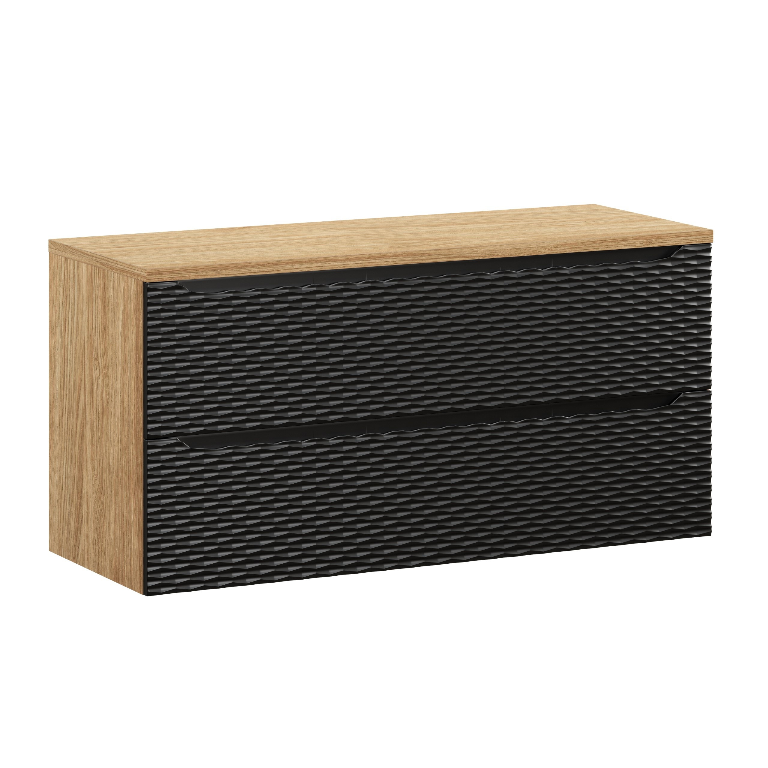 Szafka pod Umywalkę Ocean Black 120cm z Blatem