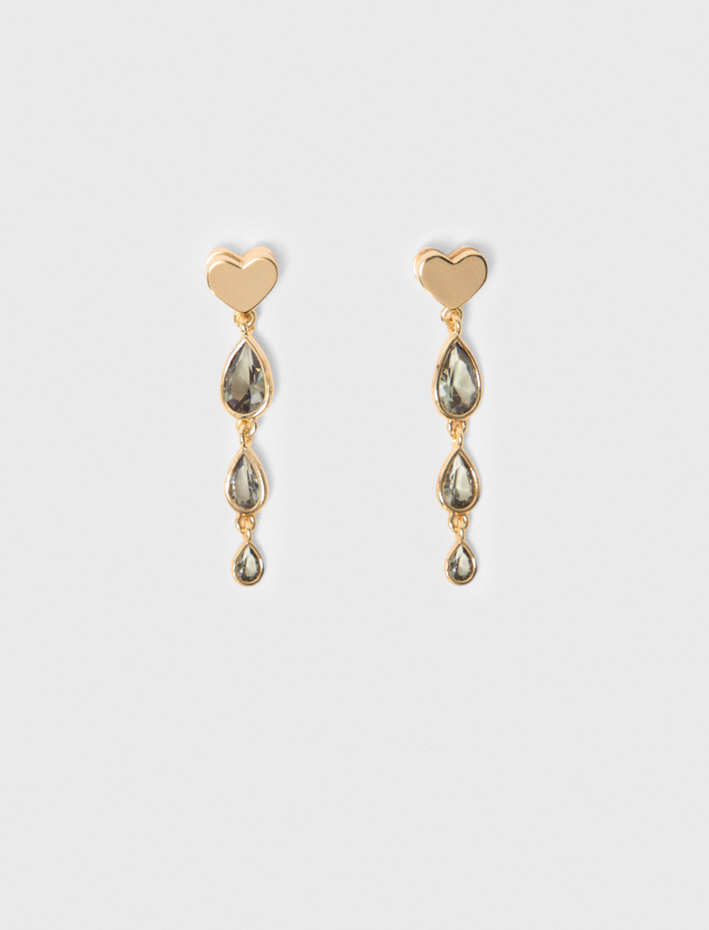 Boucles d'oreille cascades strass