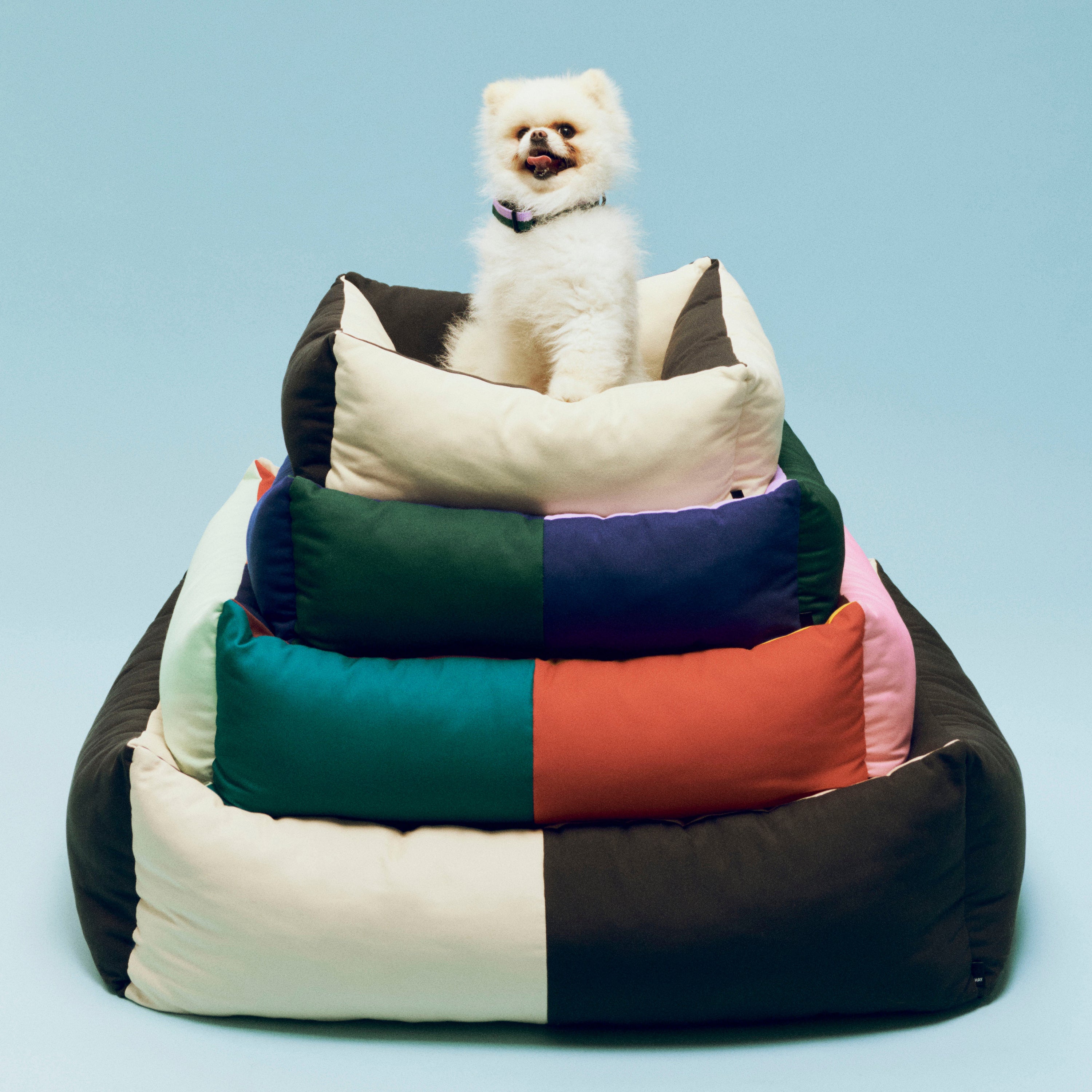 HAY Dogs Hondenbed Small - Green / Lavender / Blue
