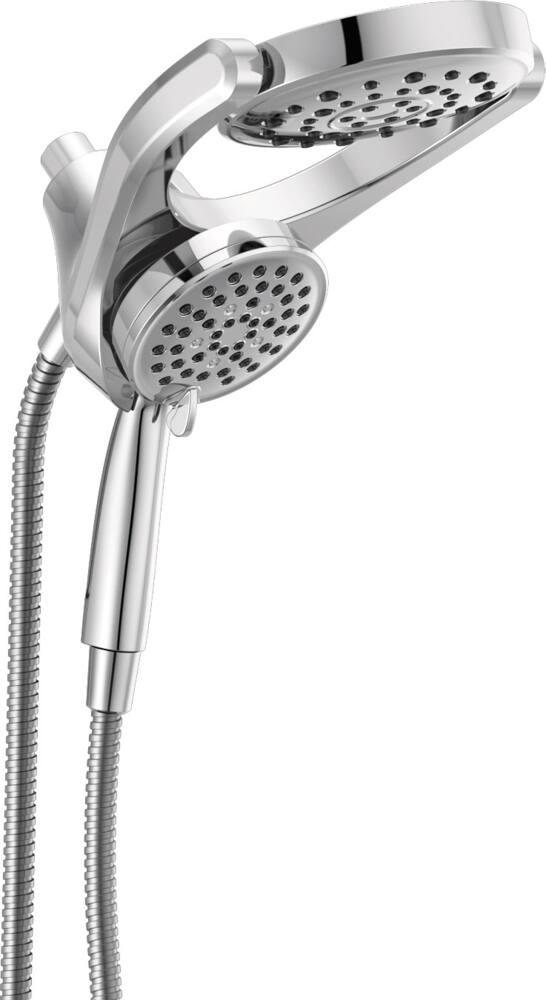 Delta Faucet 2-in-1 HydroRain® H2Okinetic® Massage Spray & Handheld Shower Head Combo, WaterSense® Certified, Chrome