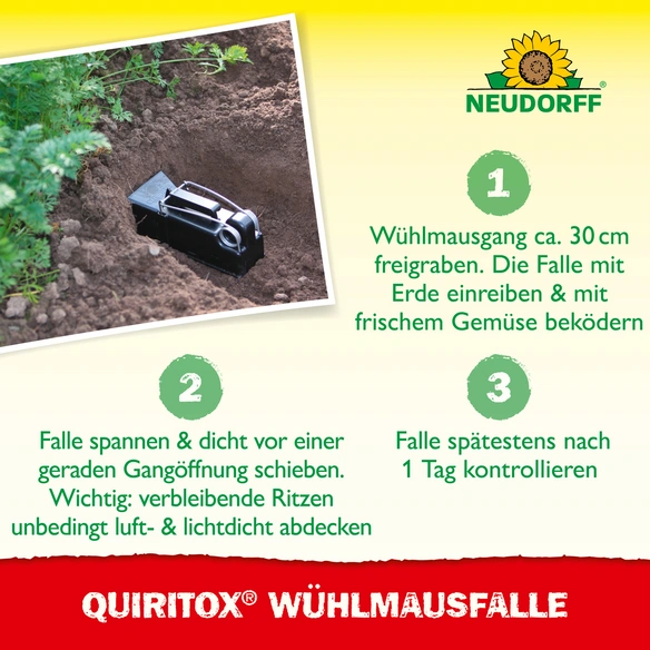 Wühlmausfalle »Sugan«, Stahl/Kunststoff