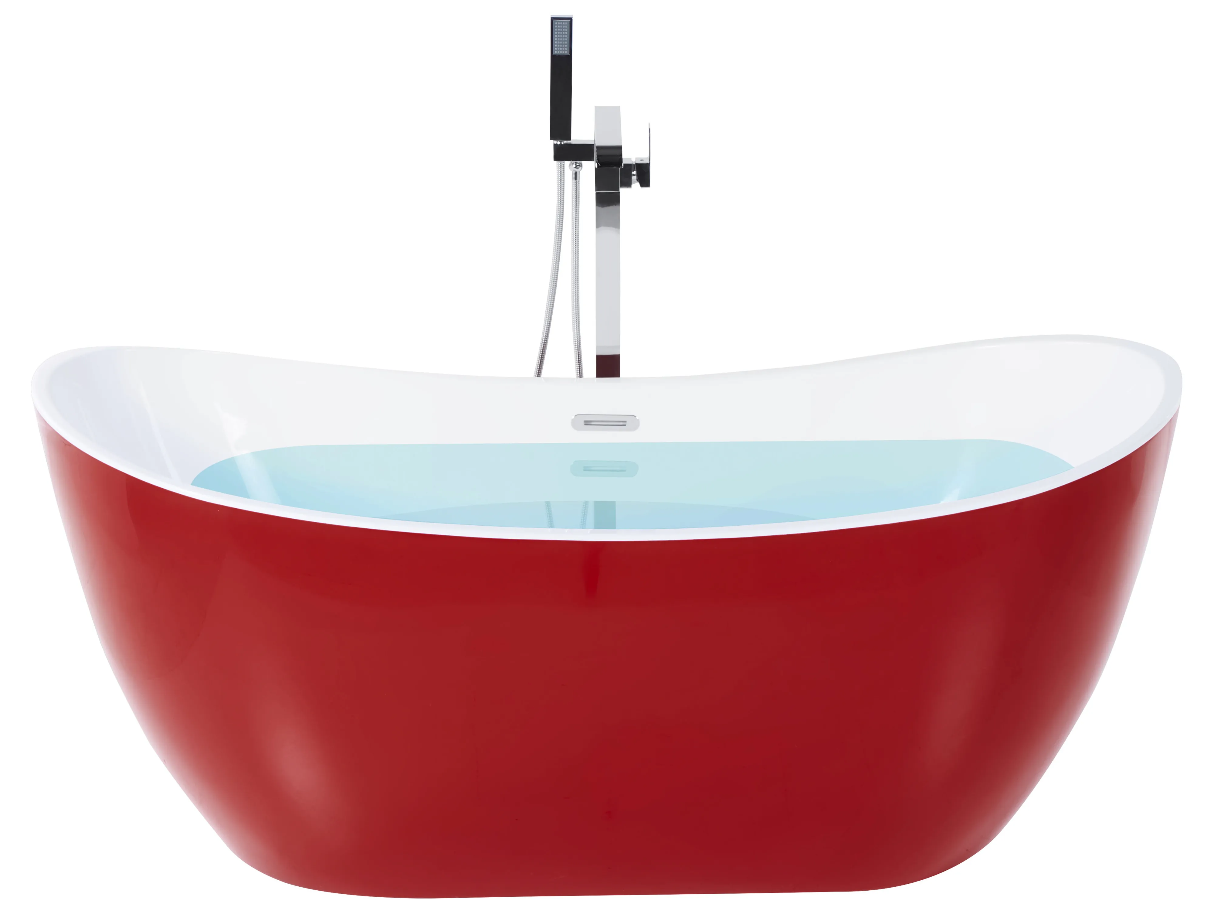 Freestanding Bathtub ANTIGUA 1500 x 750 mm Red
