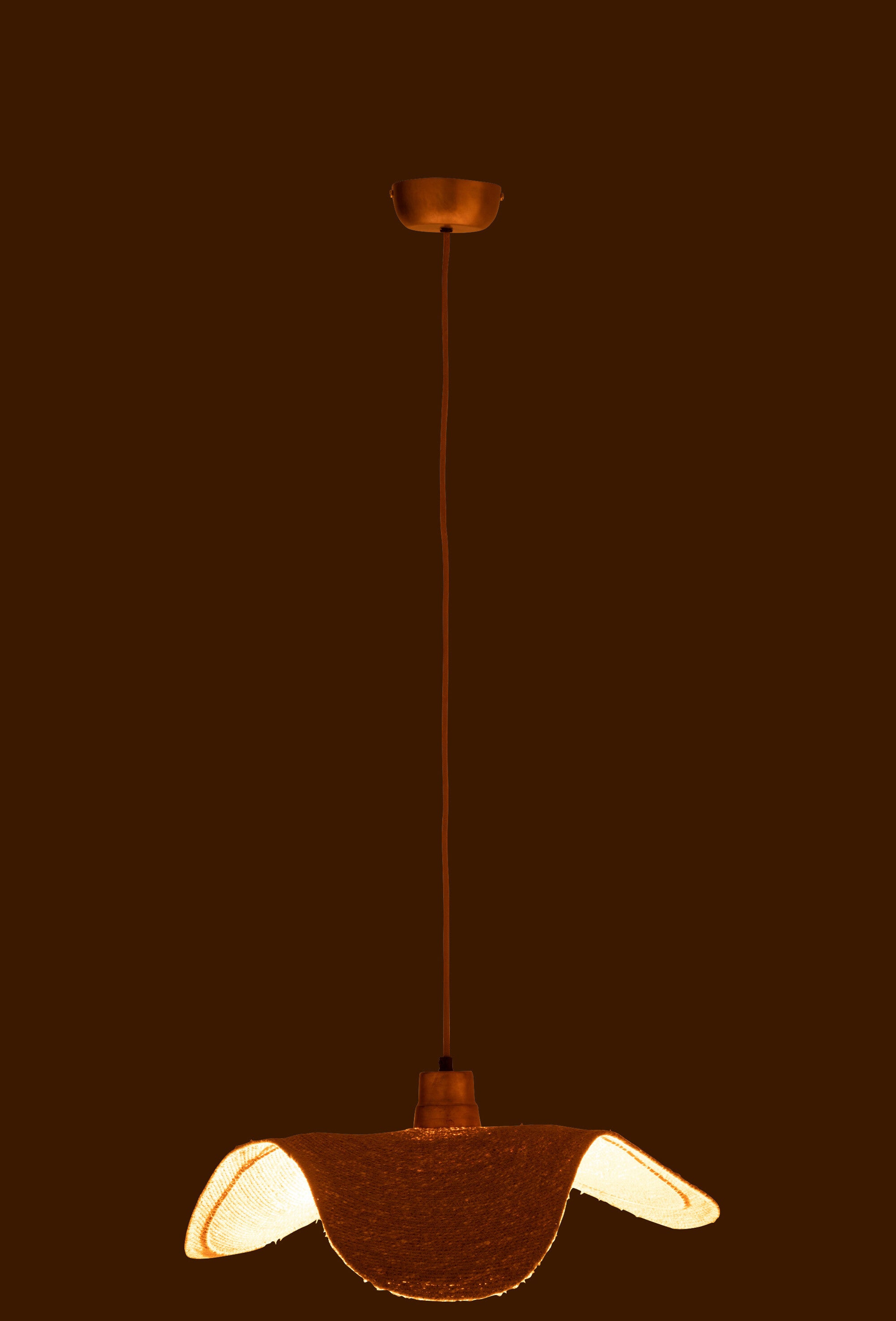 J-Line hanglamp Moonj - jute - naturel - small
