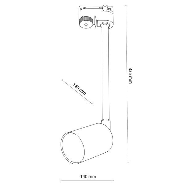 Lampa reflektor spot szynowy 3F TRACER 4930 TK Lighting