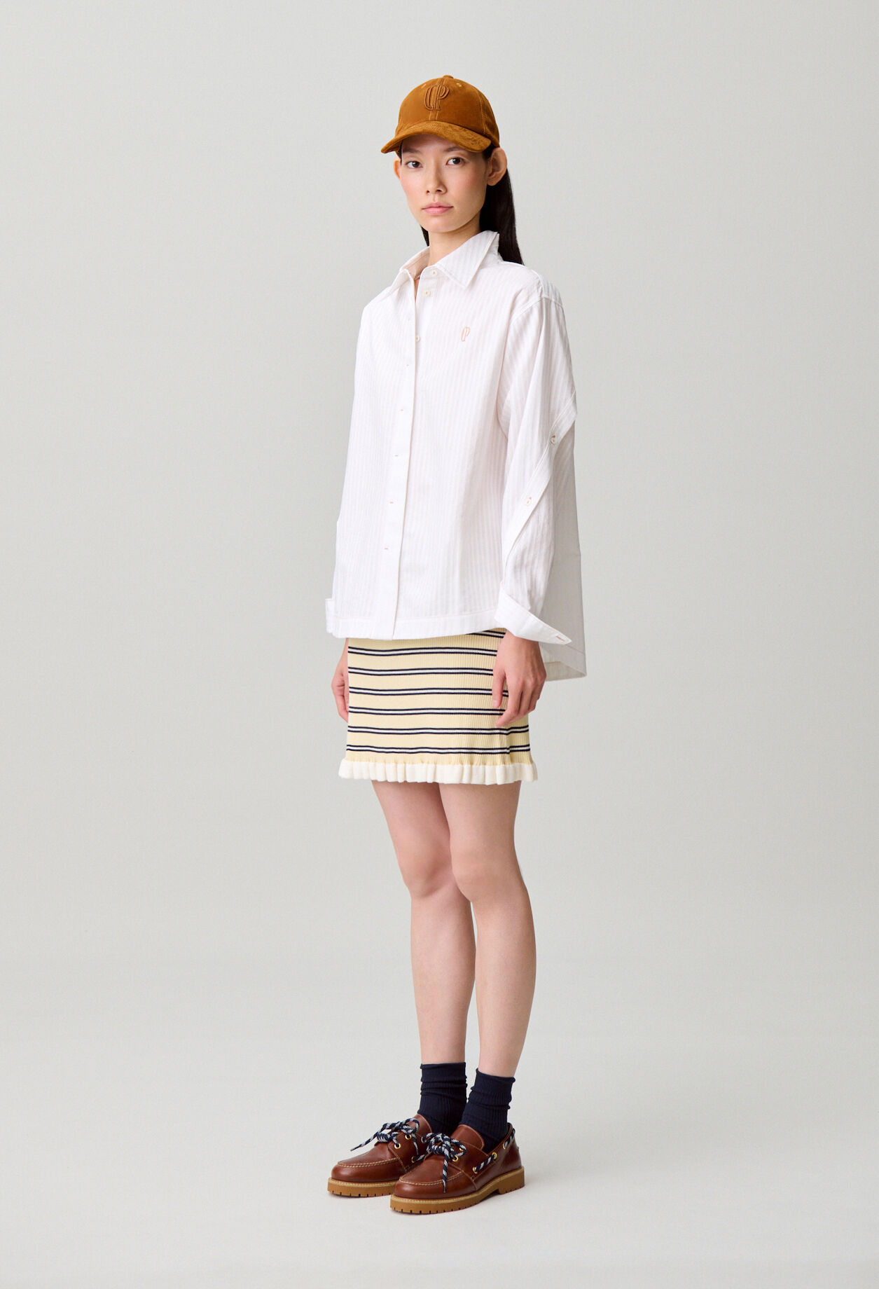 Chemise popeline rayée