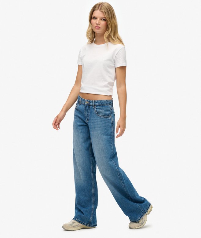 Mid Rise Baggy Jeans
