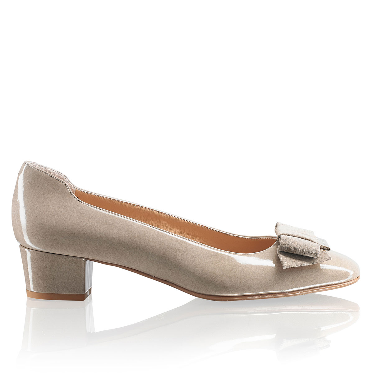 Russell & Bromley BOWLINE Mid Heel Bow Court