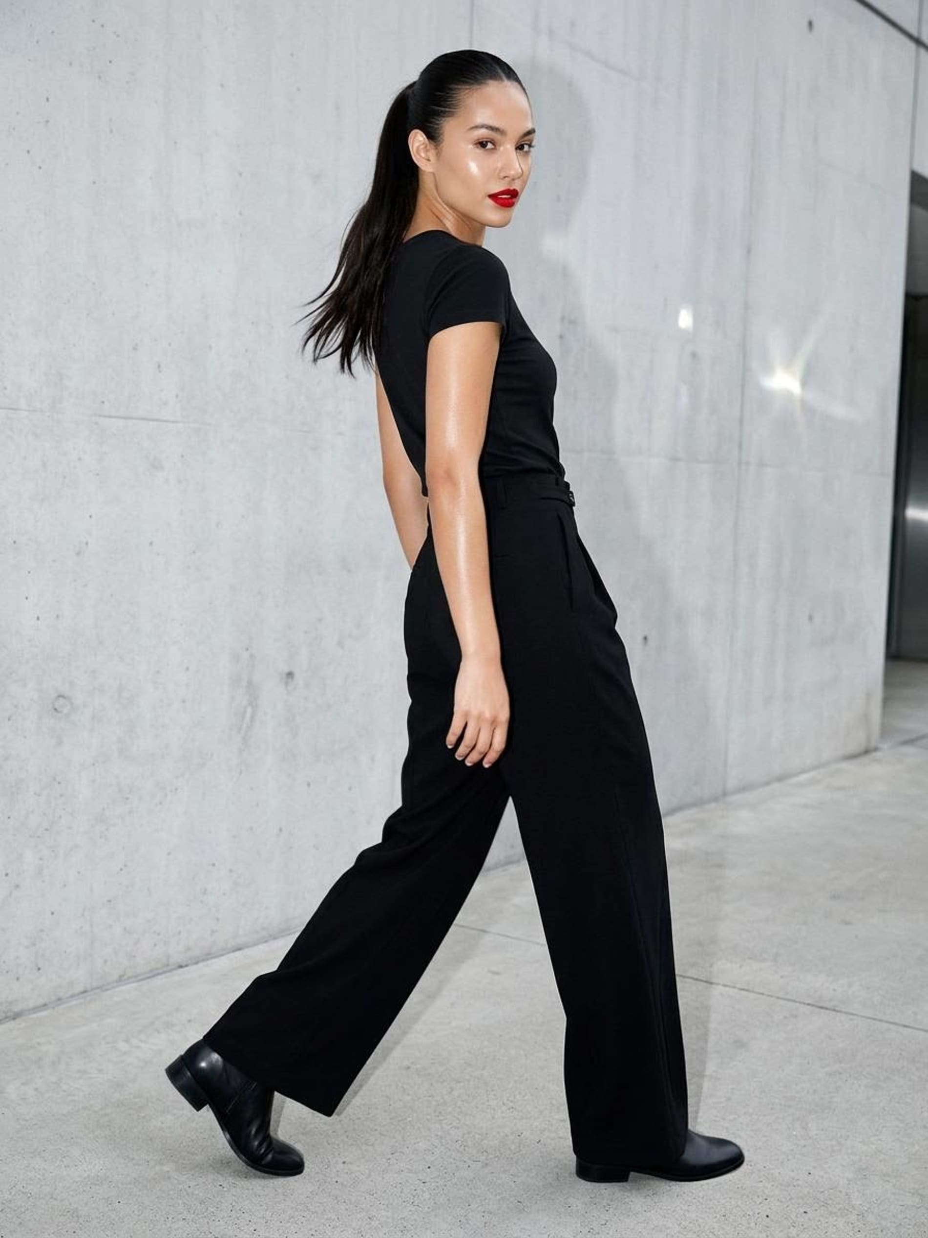Eleganckie spodnie wide leg
