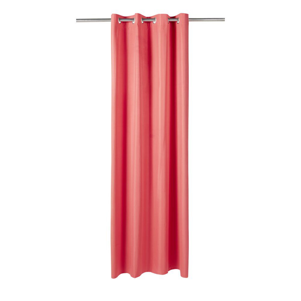 Rideau occultant 140x240cm polyester rouge