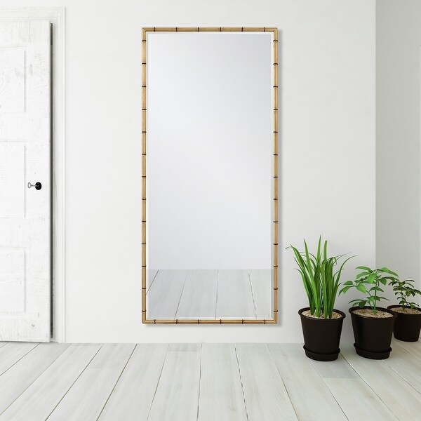 Uttermost 32 x 70 Metal Leaner Mirror - 32"W x 70"H x 2"D