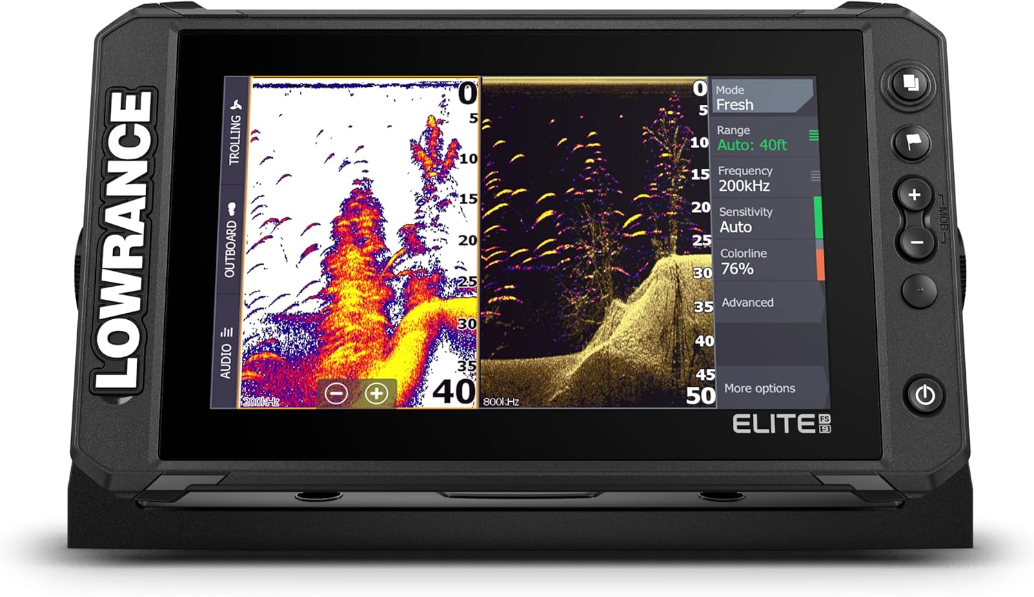 Lowrance Elite FS Fishfinder/Chartplotter  Available with and Without Transducer