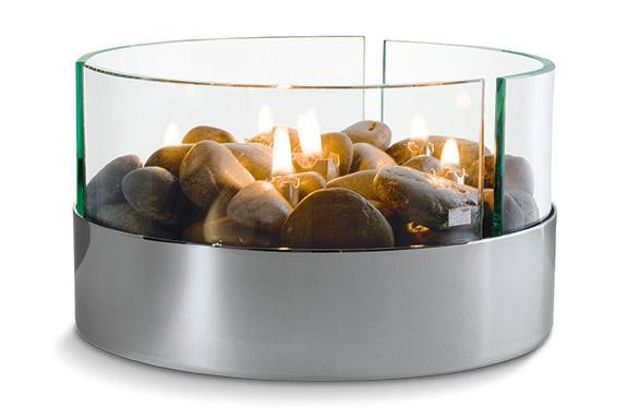 Lampa oliwna - aluminium, szkło, 20 cm