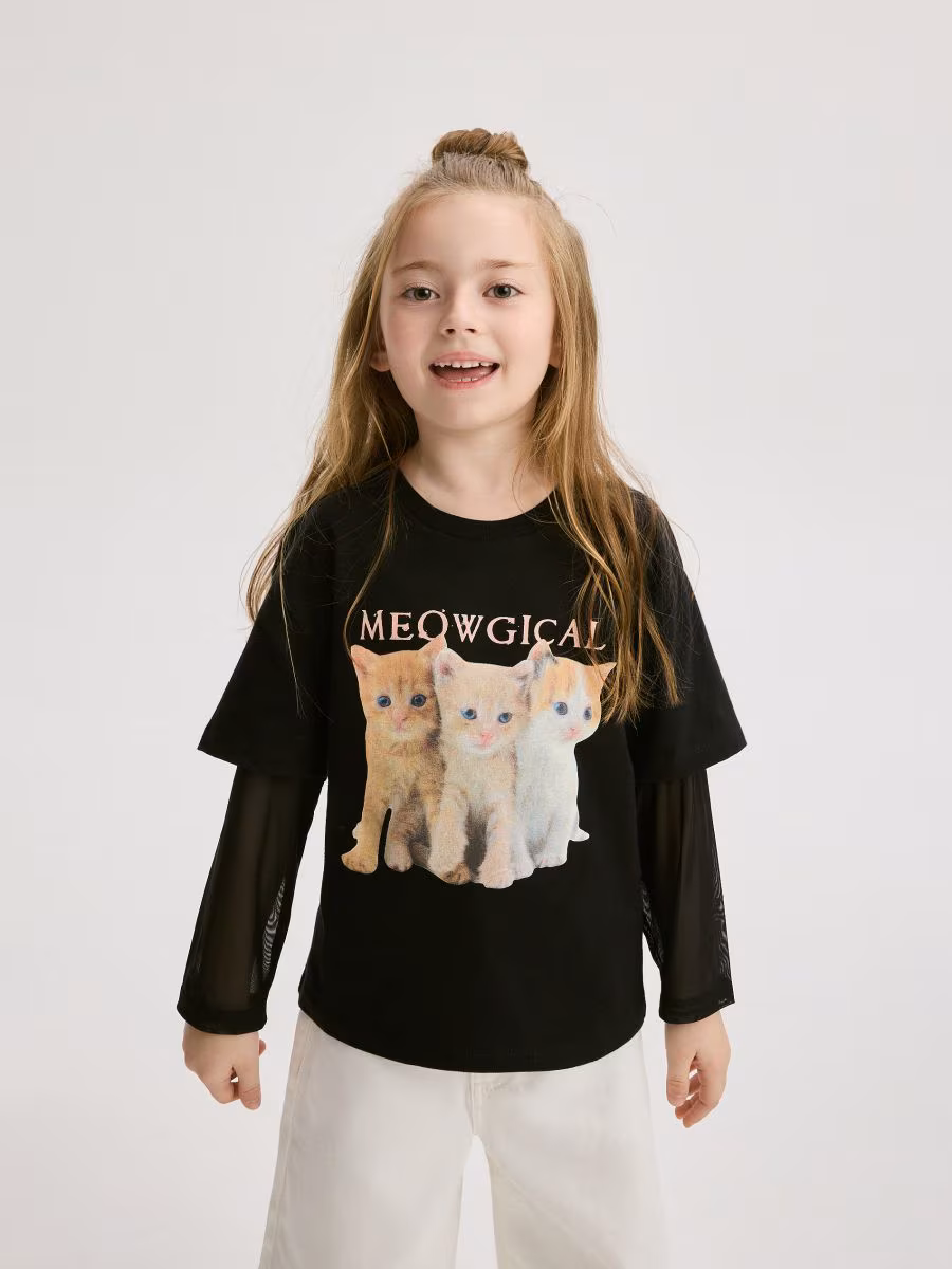 Long Sleeve T-Shirt With Print