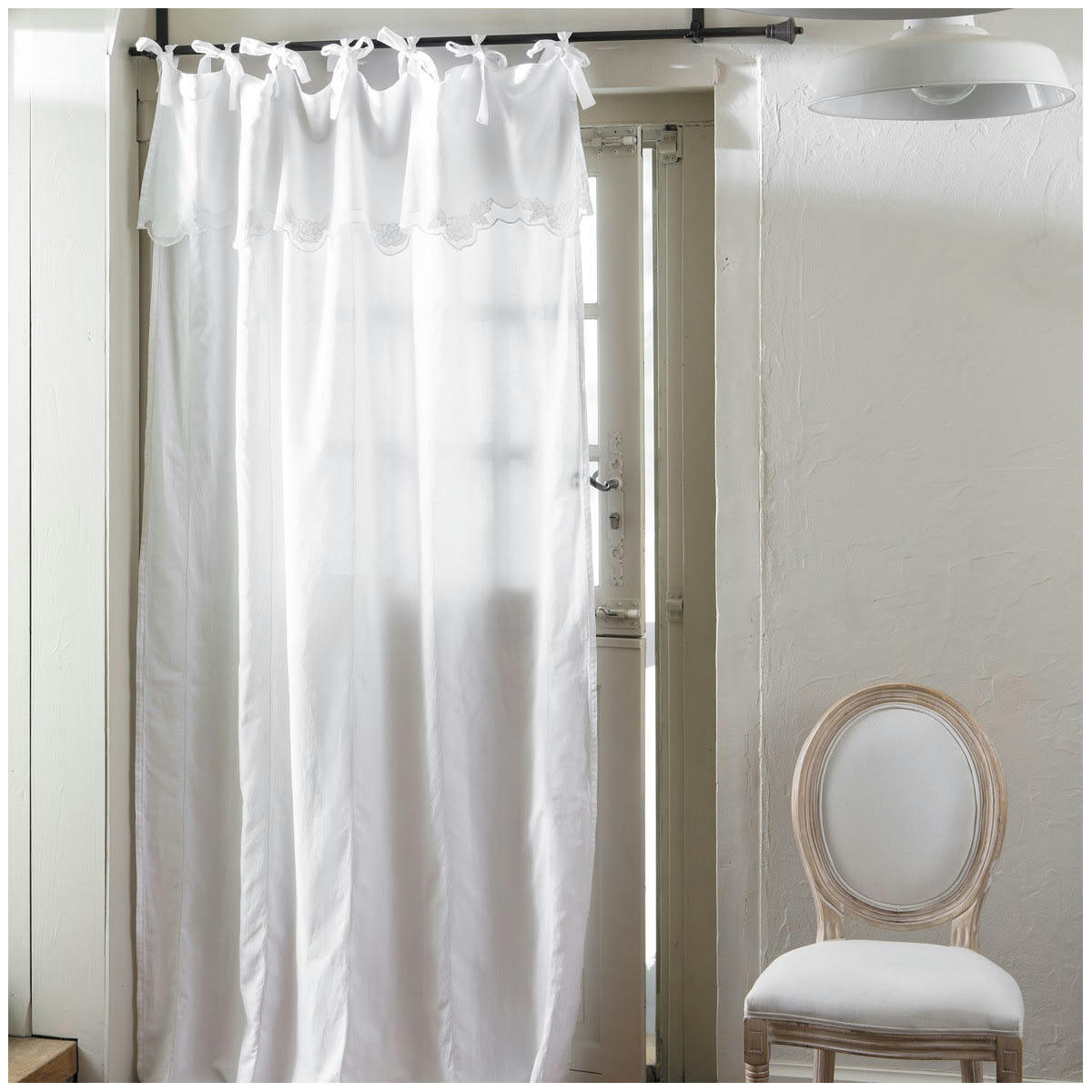 ROMANCE - Voilage coton et lin 140x300cm