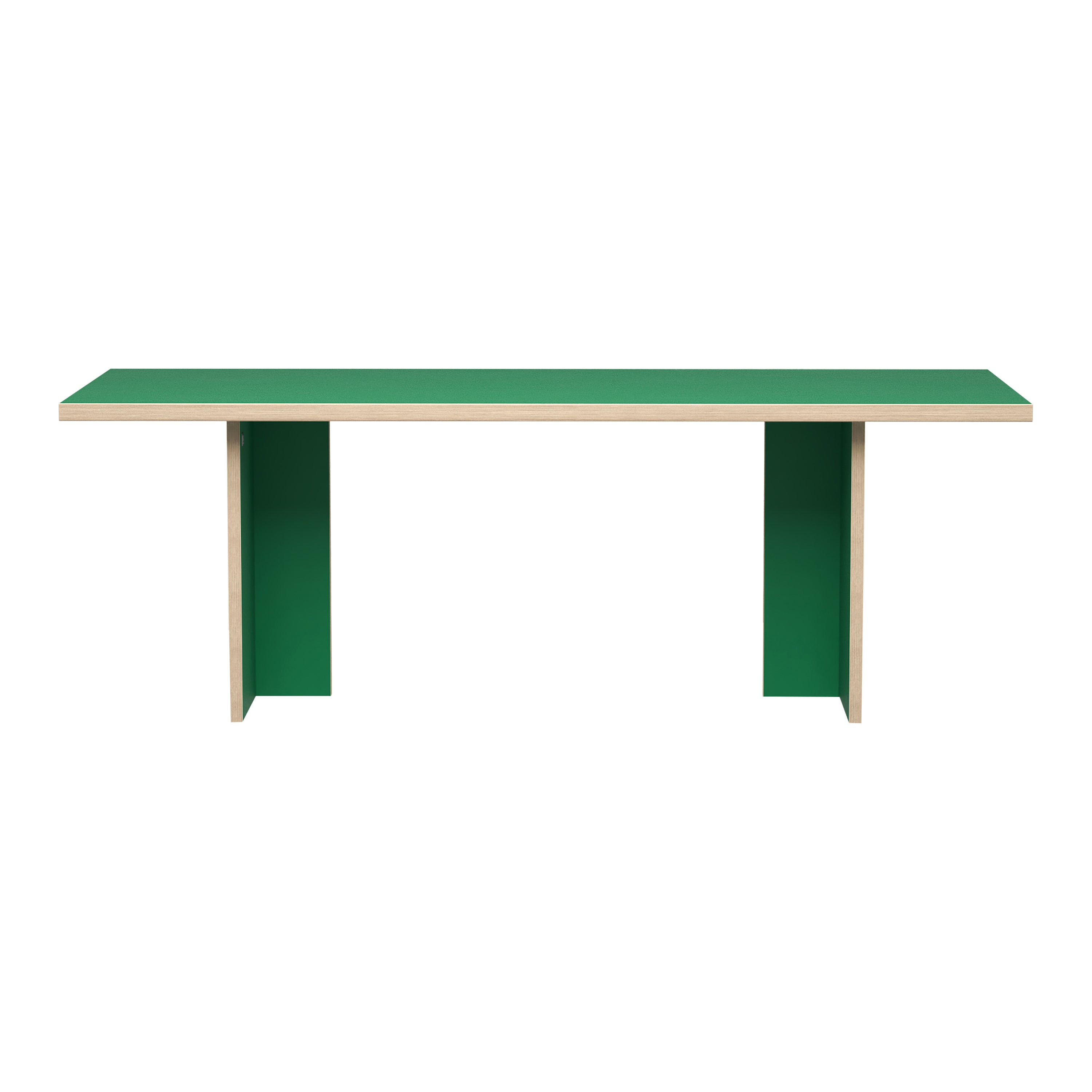 HKliving Dining Table Eettafel - 220 x 90 cm - Green