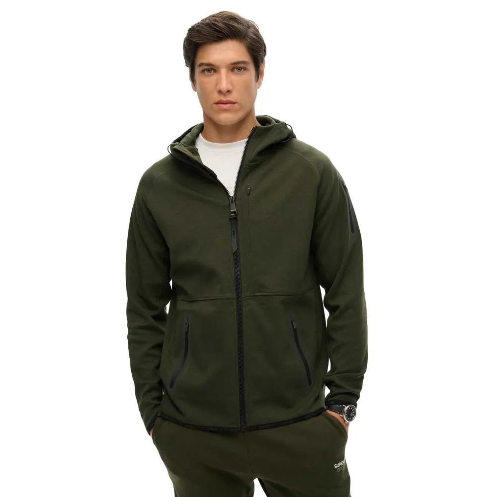 Superdry Tech Logo full zip sweatshirt refurbished