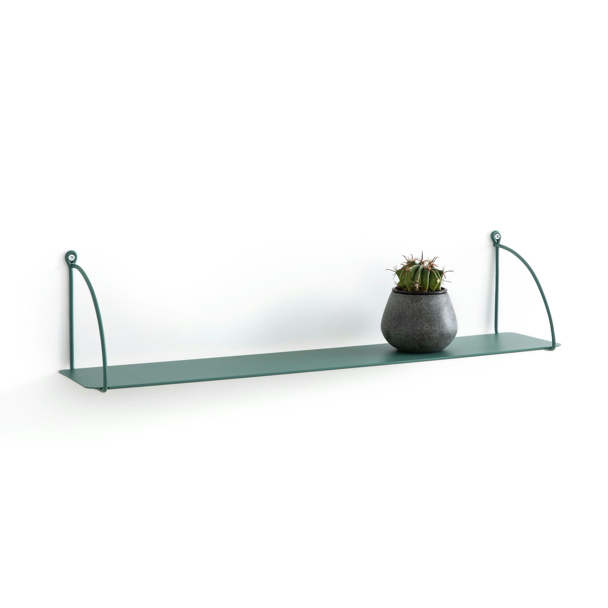 Etagère murale en métal acier L80 cm, Hiba