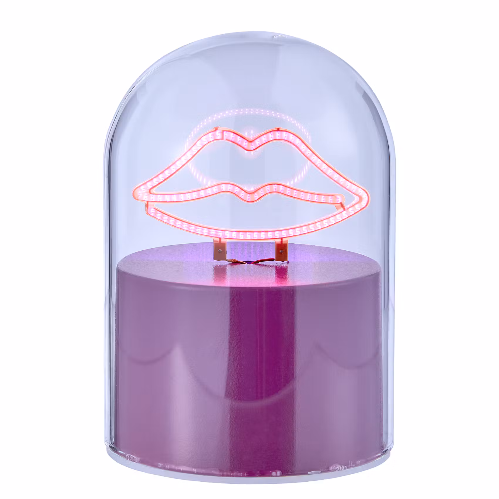 GLOW BALL Neonlicht Lippen