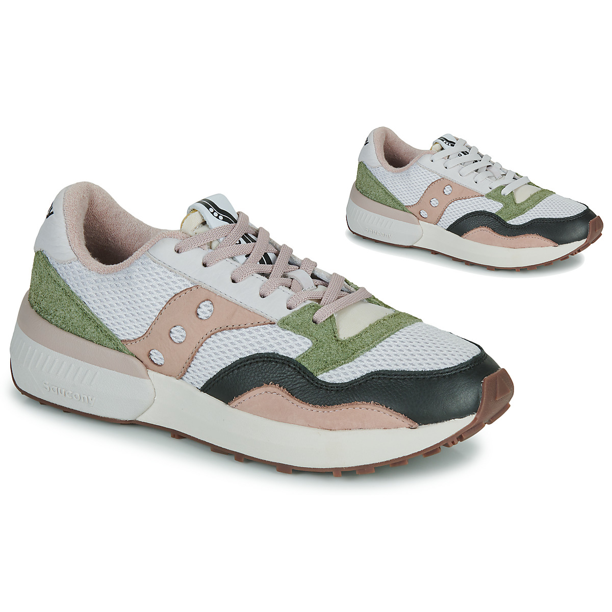 Saucony - Jazz NXT - White / Green / Beige
