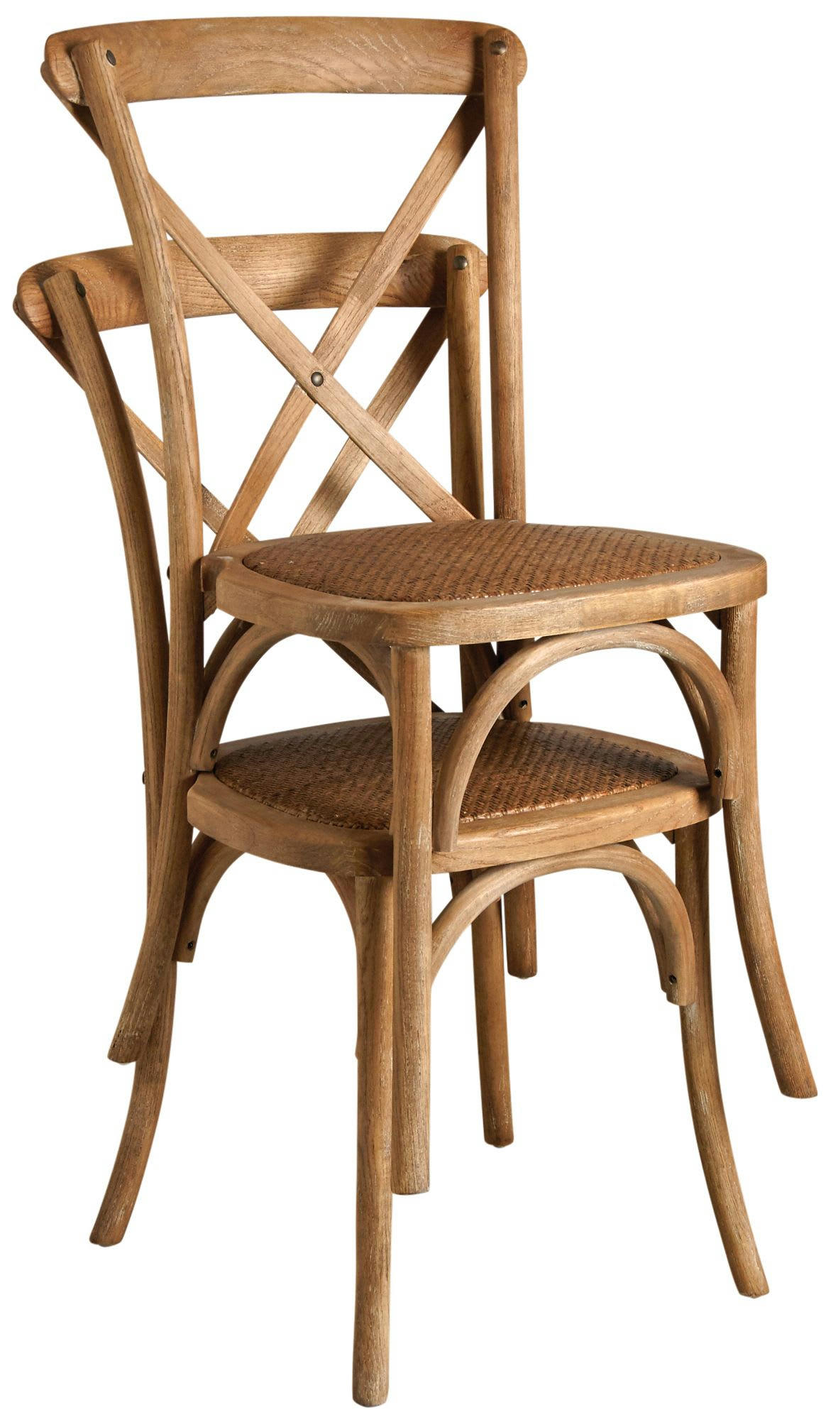 - Chaise bistro en hêtre empilable unitaire