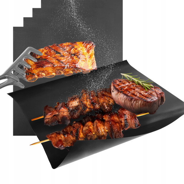 4x mata teflonowa do piekarnika pieczenia tacka na grill komplet 4 szt