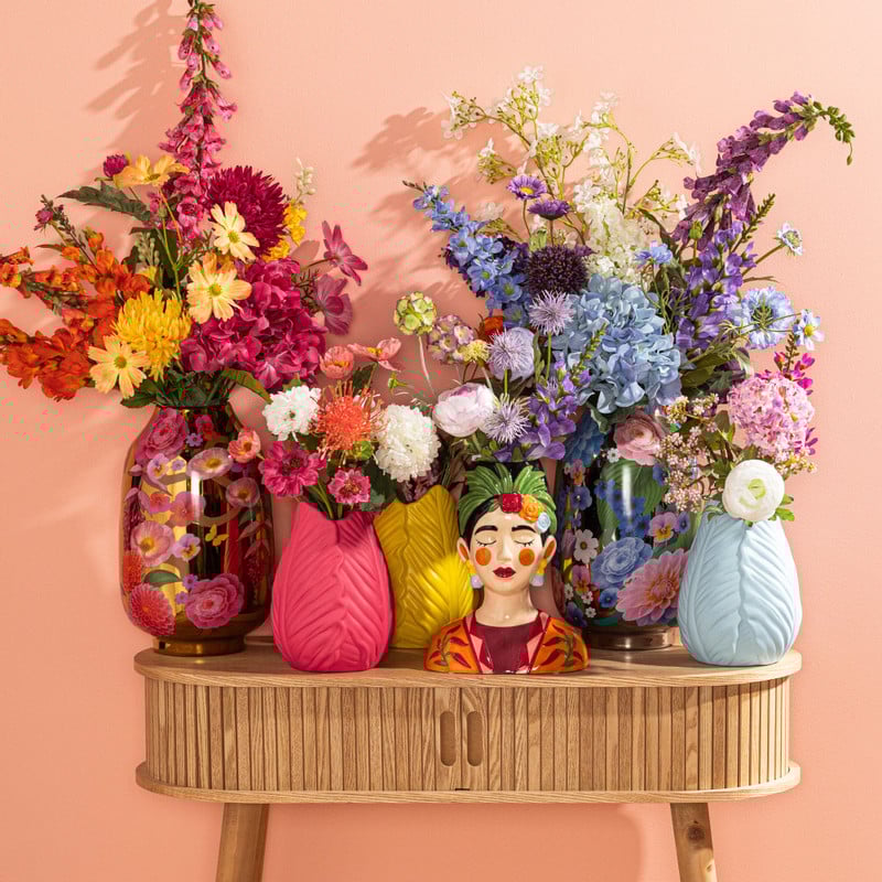 Kunstbloem ridderspoor - 60 cm - diverse varianten