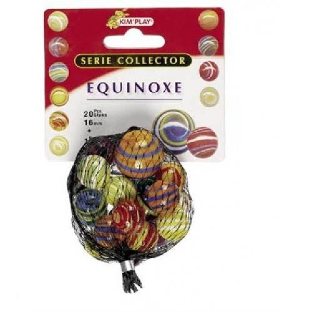 Lot billes x 20 et calot série collector equinoxe